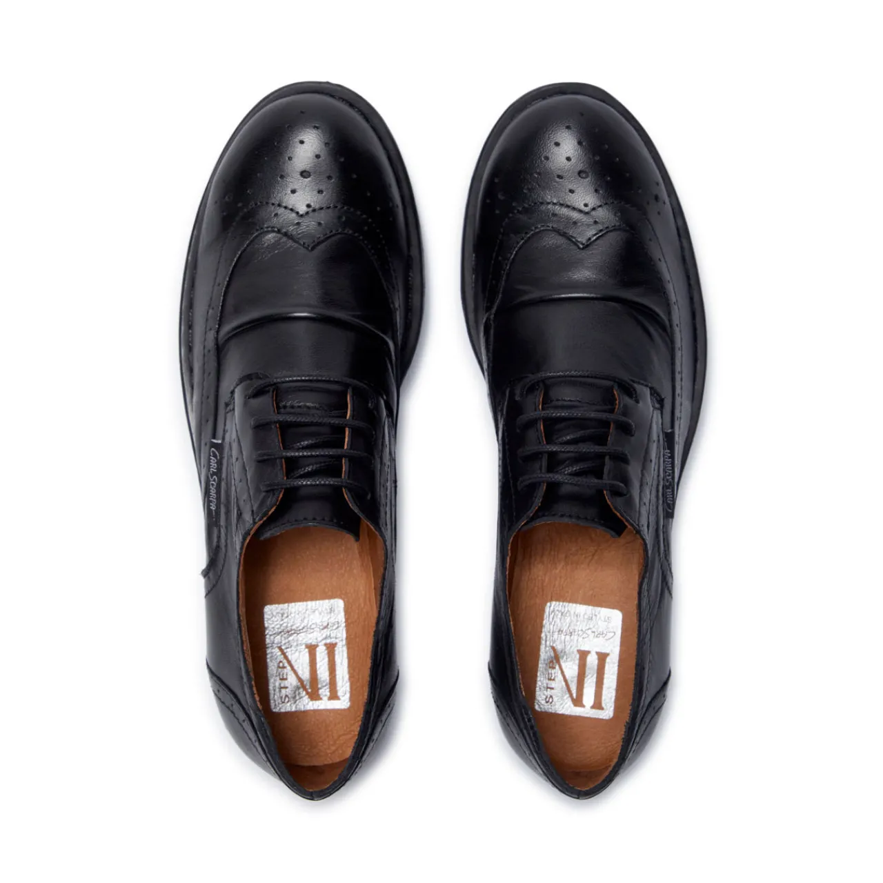 Perla Leather Brogues Women Loafers