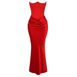 New Persephone Strapless Corset Gown Women Dresses