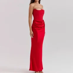 New Persephone Strapless Corset Gown Women Dresses