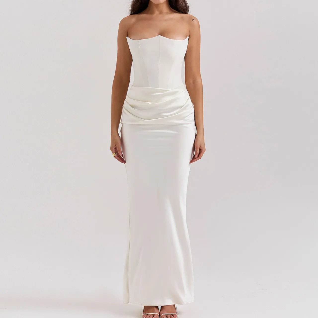 Clearance Persephone Strapless Corset Gown Women Dresses