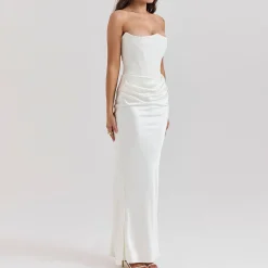 Clearance Persephone Strapless Corset Gown Women Dresses