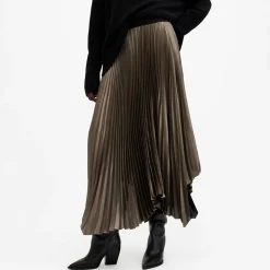 Clearance Phia Metallic Pleated Skirt Women Skirts