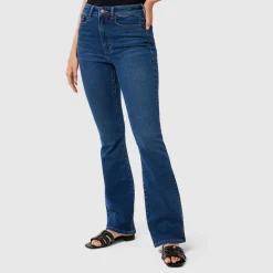 Clearance Phoebe Skinny Flared Leg Jeans Women Denim