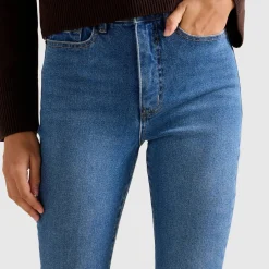 Clearance Phoebe Skinny Flared Leg Jeans Women Denim