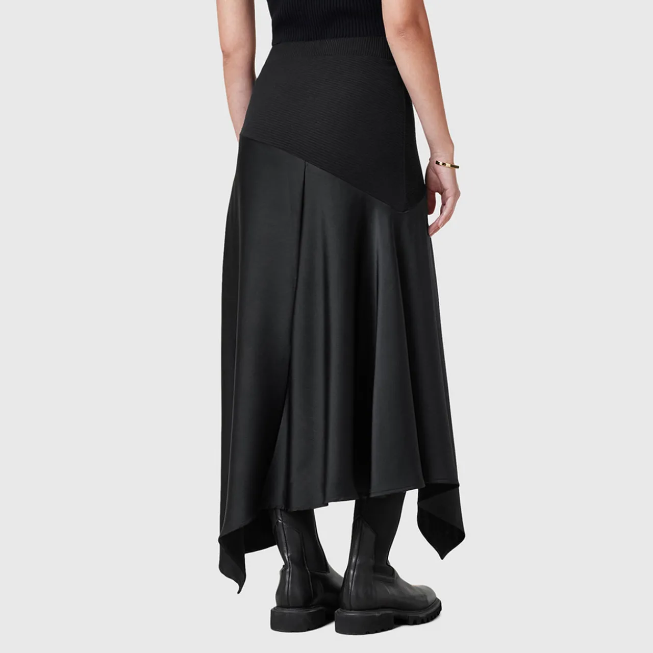 Discount Pia Asymmetric Satin Skirt Women Skirts