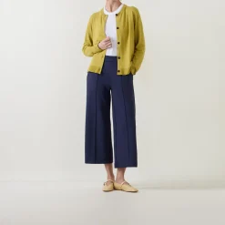 Clearance Piana Cropped Wide Leg Trousers Women Trousers & Shorts
