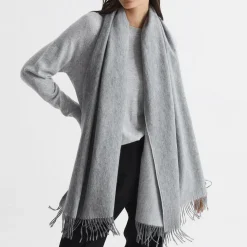 Clearance Picton Fringed Wrap Scarf Women Scarves