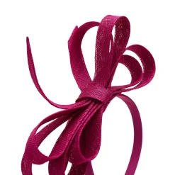 Pink Oversized Bow Headband Women Hats