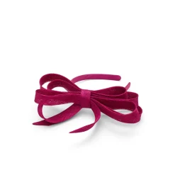 Pink Oversized Bow Headband Women Hats