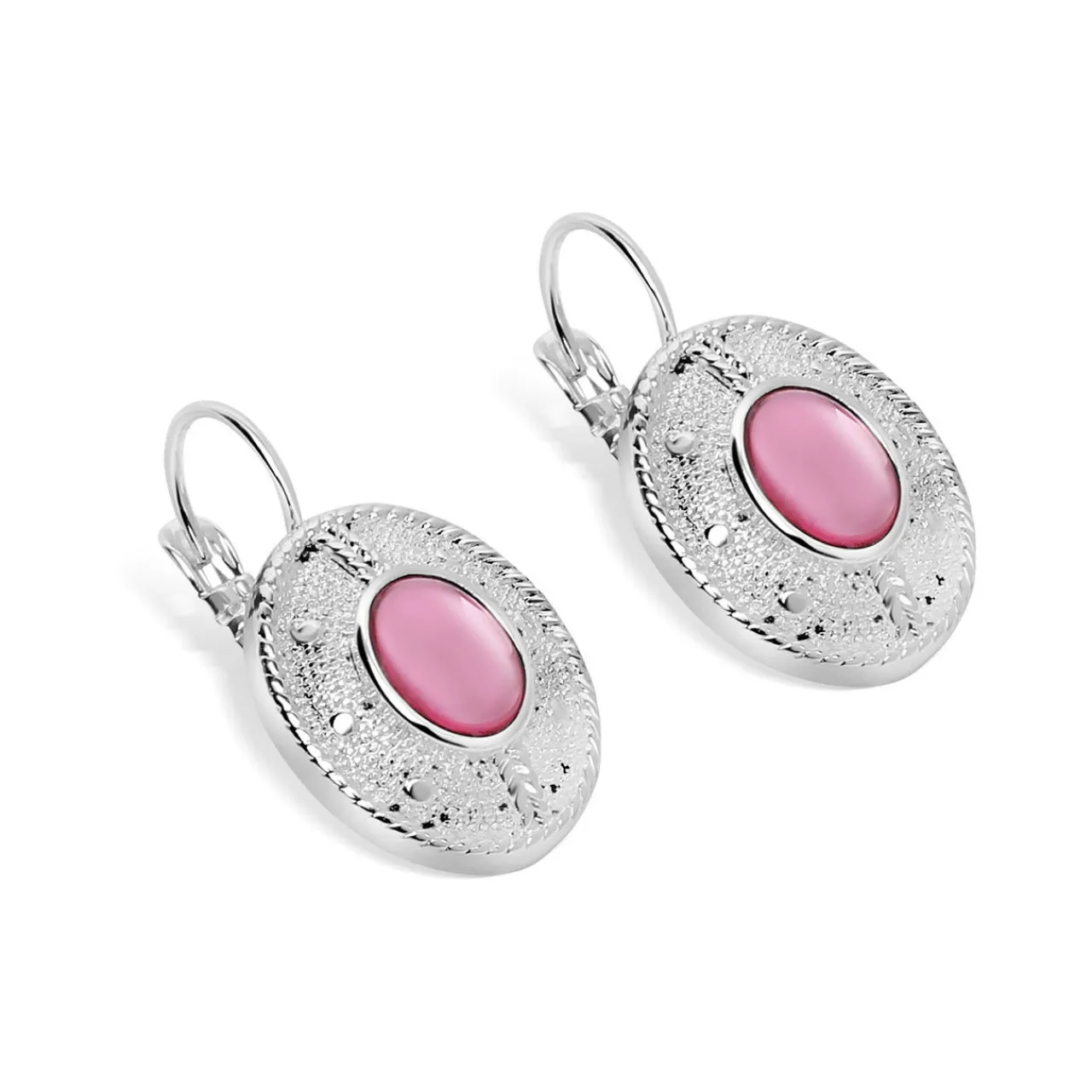 Best Pink Stone Earrings Women Earrings