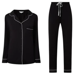 Sale Piped Pyjama Set Women Sleepwear