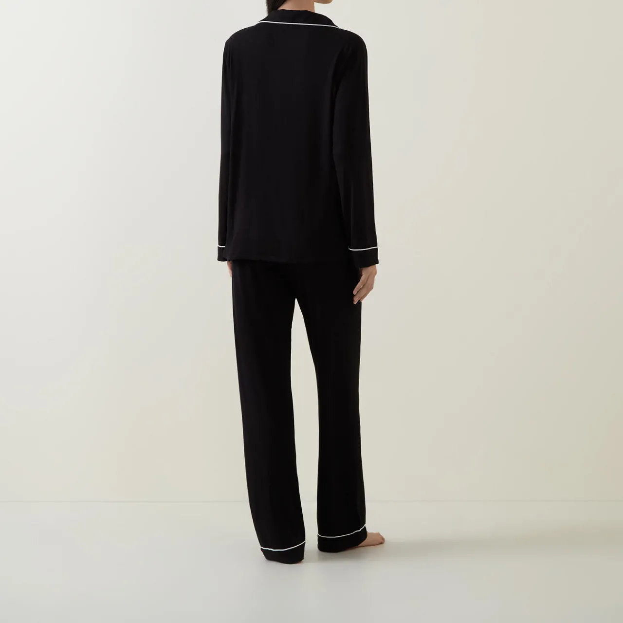 Sale Piped Pyjama Set Women Sleepwear