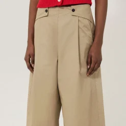 Hot Pleated Wide Leg Trousers Women Trousers & Shorts