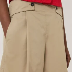Hot Pleated Wide Leg Trousers Women Trousers & Shorts