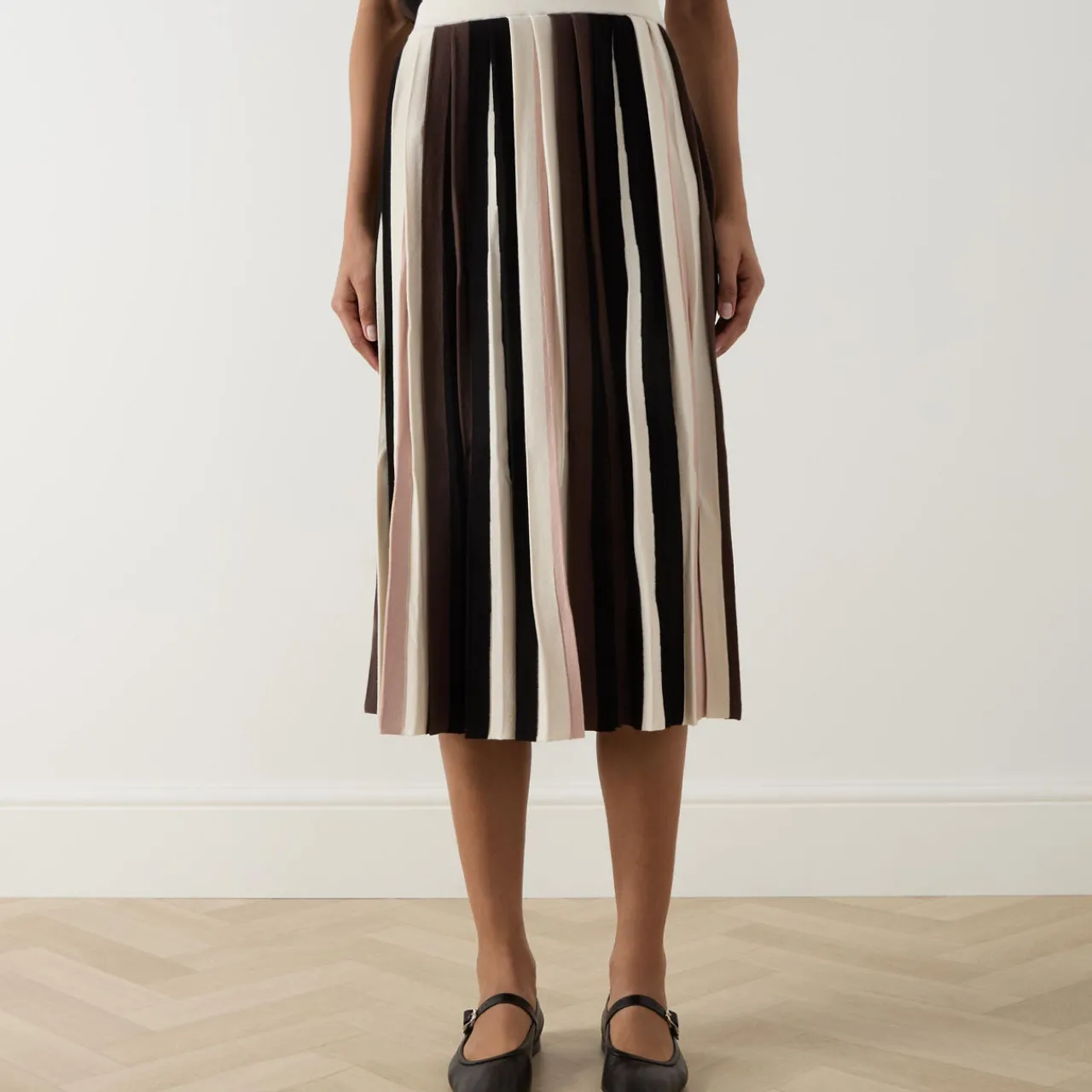 New Pleiadi Stripe Skirt Women Skirts