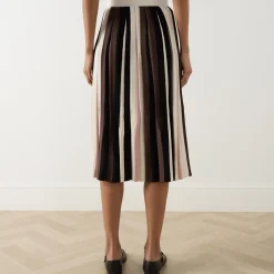New Pleiadi Stripe Skirt Women Skirts
