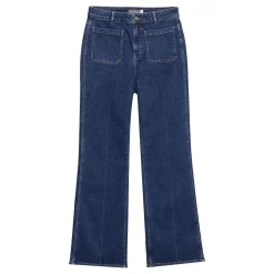 Outlet Pocket Straight Leg Jeans Women Denim