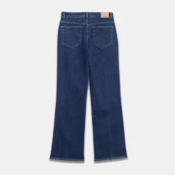 Outlet Pocket Straight Leg Jeans Women Denim