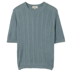 Outlet Pointelle Cable-Knit T-Shirt Women Sweaters & Cardigans