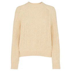 Best Pointelle Knitted Sweater Women Sweaters & Cardigans