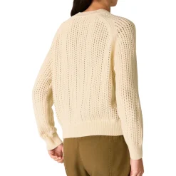 Best Pointelle Knitted Sweater Women Sweaters & Cardigans