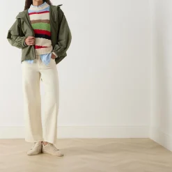Outlet Polo Asymmetric Stripe Sweater Women Sweaters & Cardigans