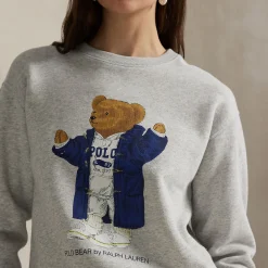 Hot Polo Bear Logo Sweatshirt Women Sweatshirts & Hoodies