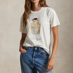Discount Polo Bear Logo T-Shirt Women Tops