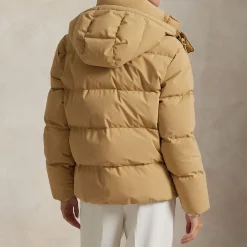 Best Polo Player Logo Down Jacket Women Coats & Jackets
