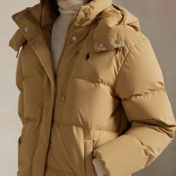 Best Polo Player Logo Down Jacket Women Coats & Jackets