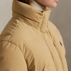 Best Polo Player Logo Down Jacket Women Coats & Jackets
