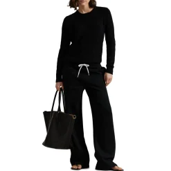 Polo Player Logo Drawstring Sweatpants Women Trousers & Shorts