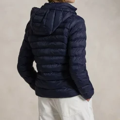 Best Polo Player Logo Padded Jacket Women Coats & Jackets