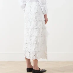 Hot Pomi Floral Skirt Women Skirts