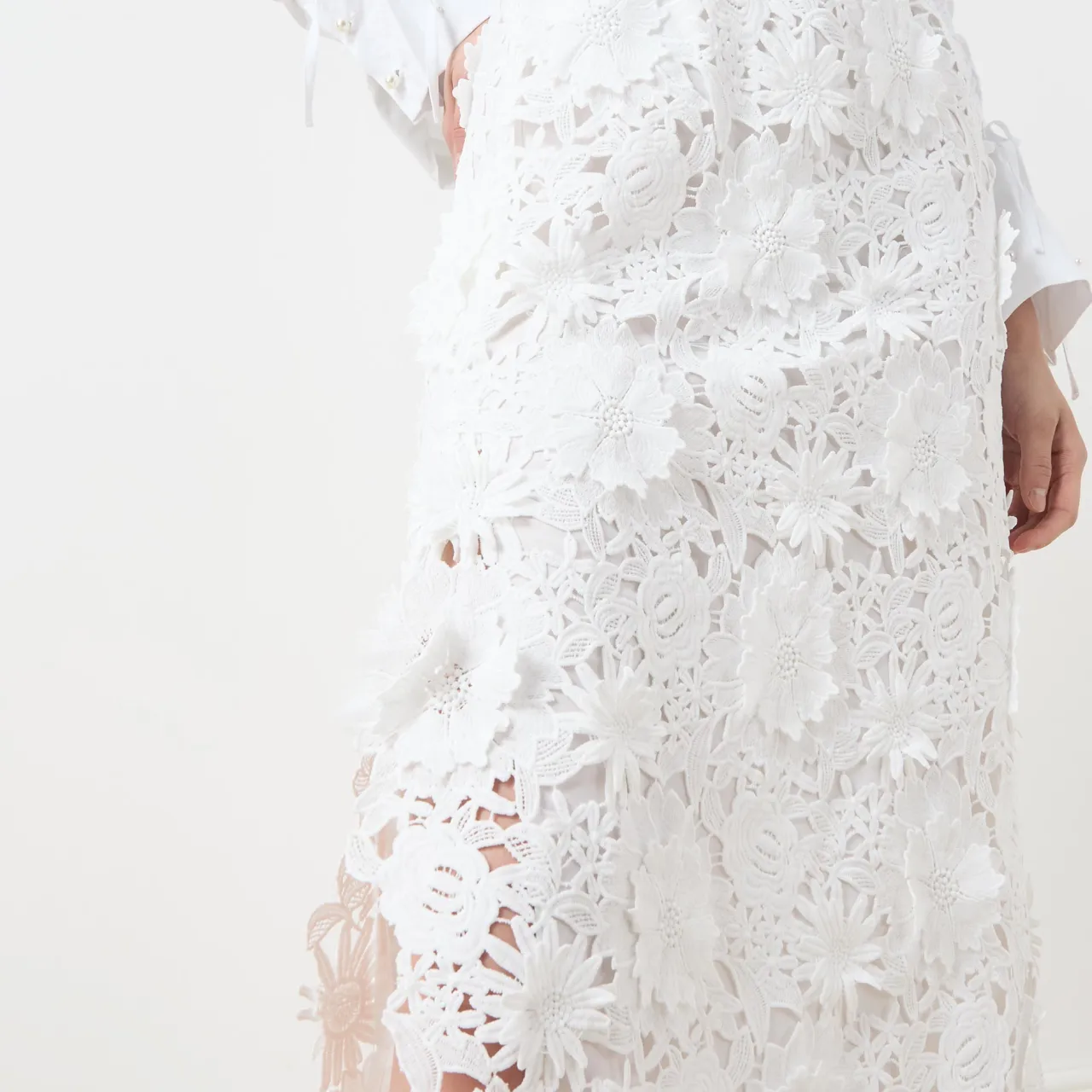 Hot Pomi Floral Skirt Women Skirts