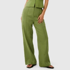 New Posey Linen Wide Leg Trousers Women Trousers & Shorts