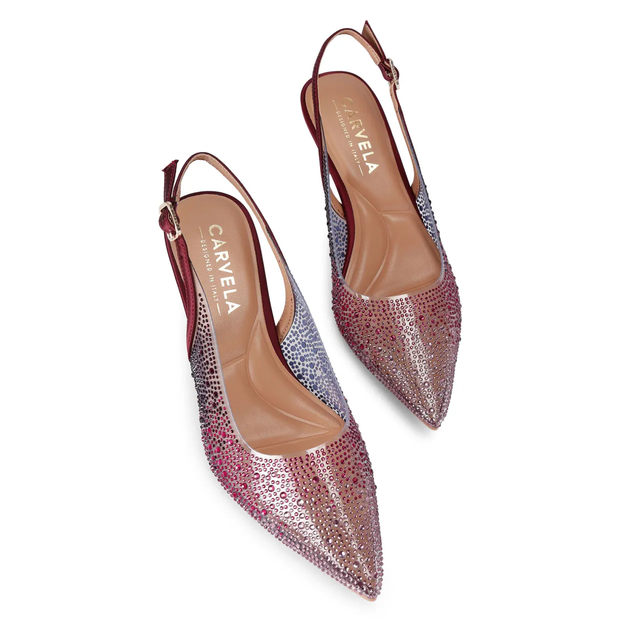 Online Positano Embellished Slingback Pumps Women Heels