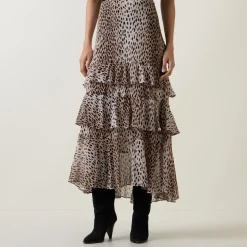 Online Preslee Antelope Tiered Skirt Women Skirts