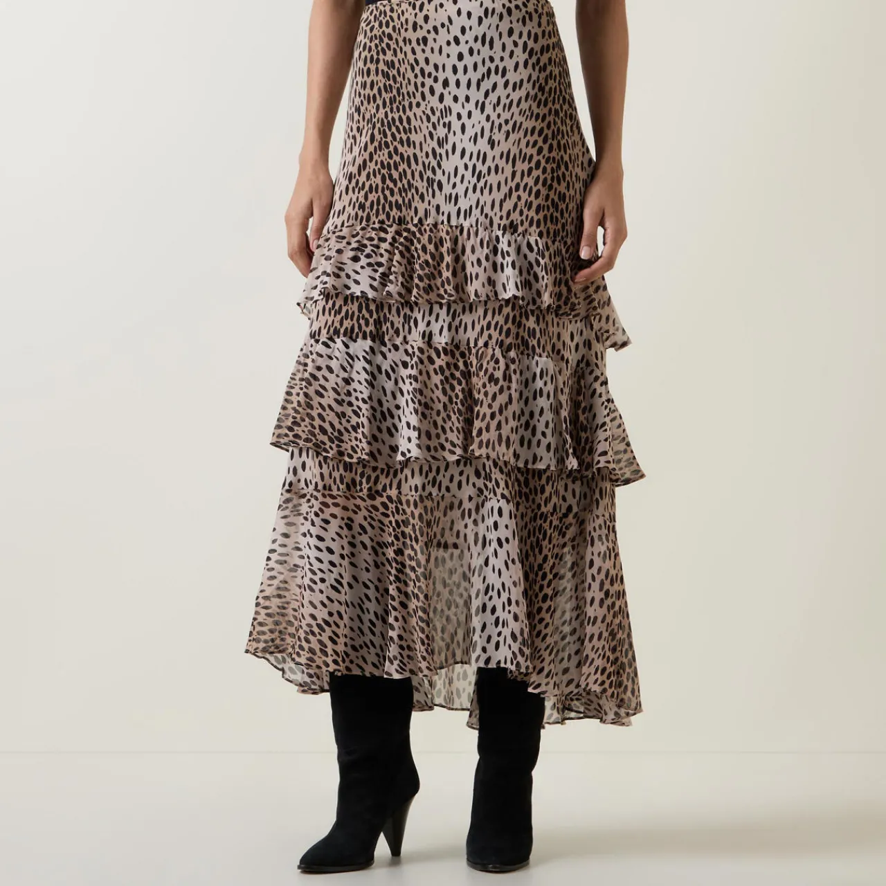 Online Preslee Antelope Tiered Skirt Women Skirts