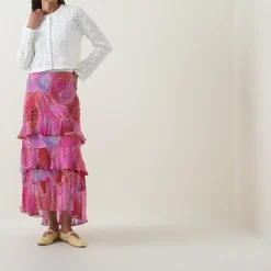 Discount Preslee Ibiza Night Sunset Skirt Women Skirts
