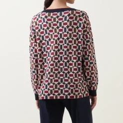 New Printed Knit Sweater Women Sweaters & Cardigans