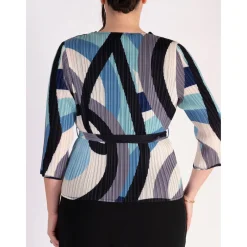 Online Printed Plissé Printed Jacket Women Coats & Jackets