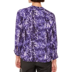 Discount Printed Raglan Shirt Women Tops