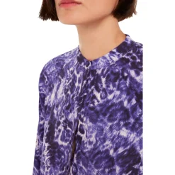Discount Printed Raglan Shirt Women Tops