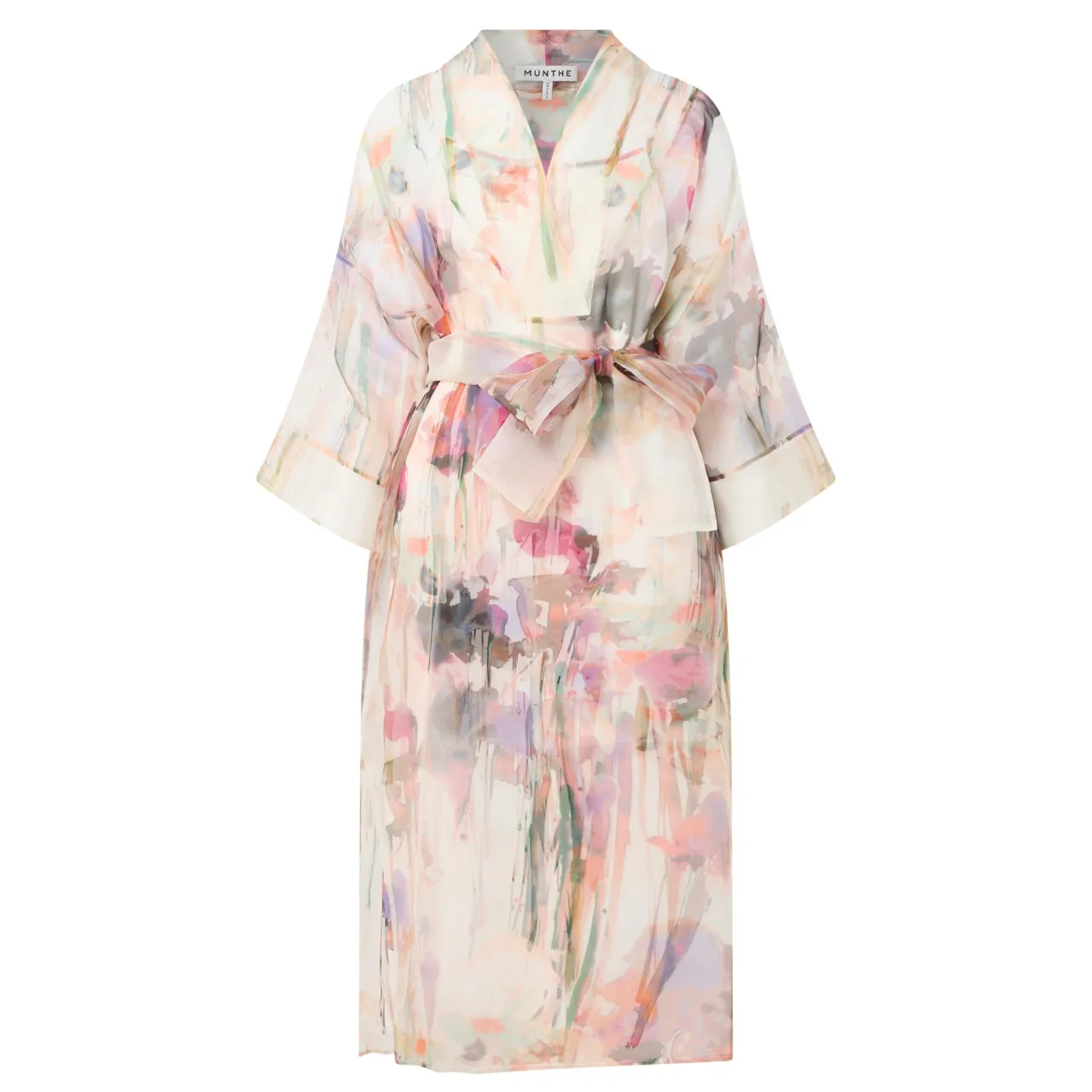Sale Privet Floral Wrap Dress Women Dresses