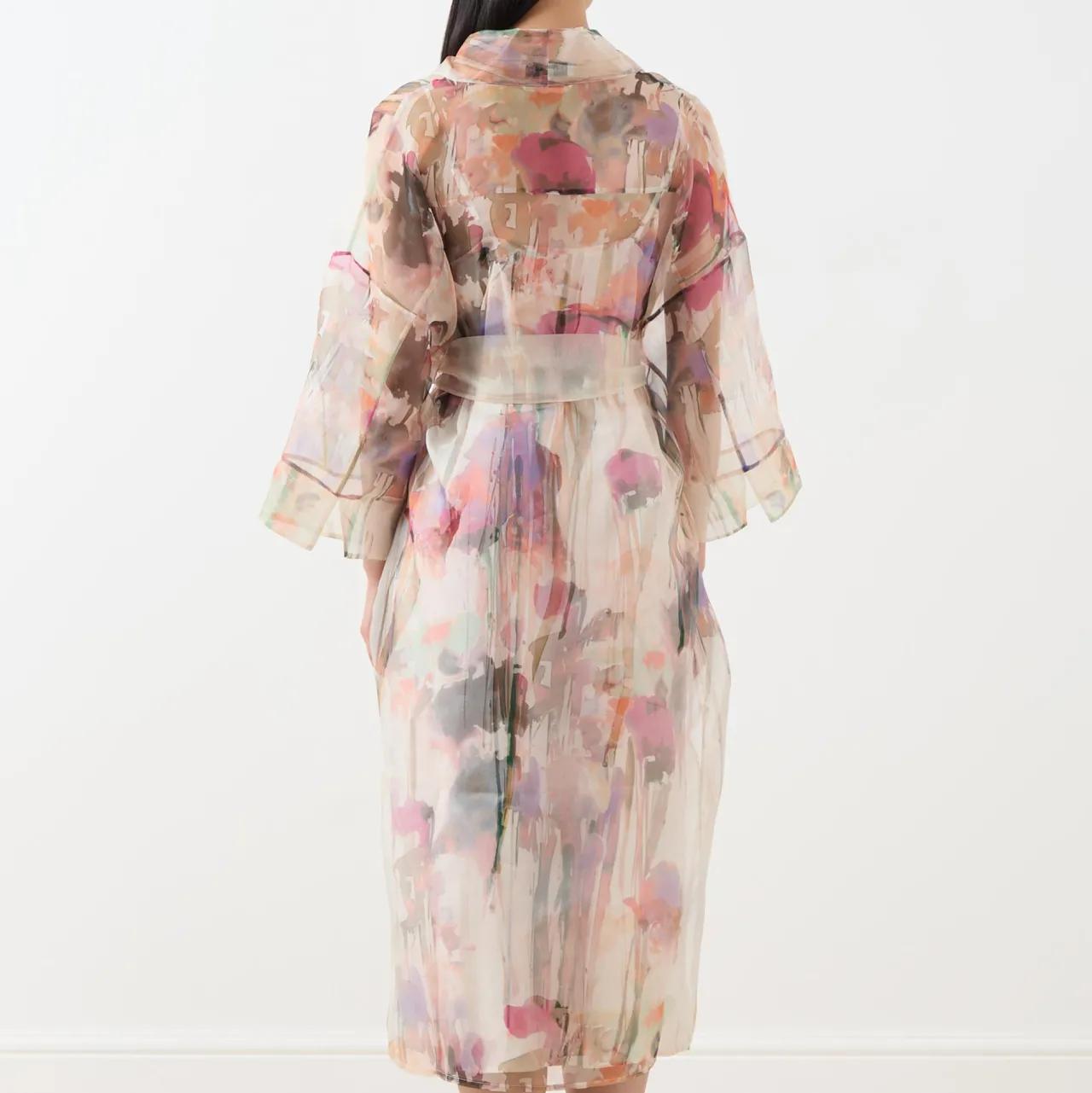 Sale Privet Floral Wrap Dress Women Dresses