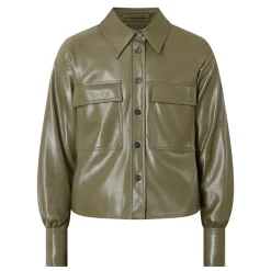 Outlet Profilo Faux Leather Jacket Women Coats & Jackets