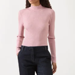 Prudie Ribbed Knit Sweater Women Sweaters & Cardigans