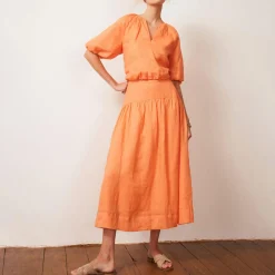 Best Puff Sleeve Gathered Top Women Tops