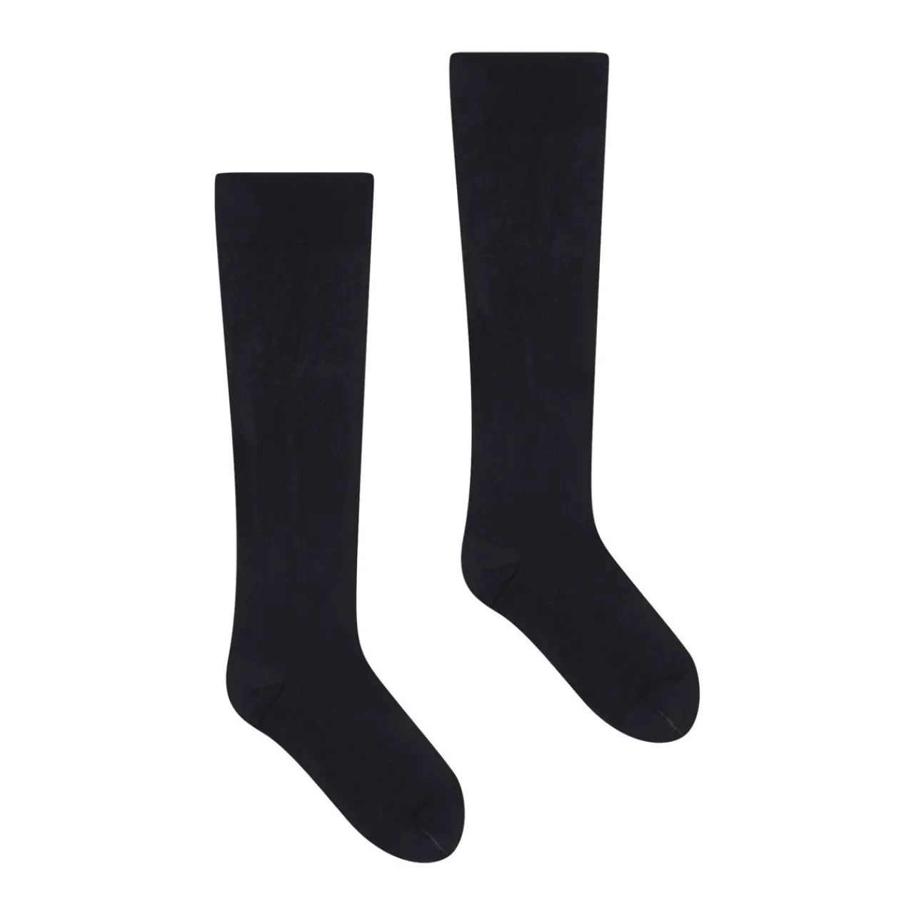 Pure Energy Knee High Socks Black Women Hosiery